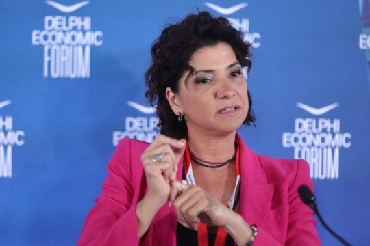 Η Αλεξία Μπακογιάννη, φίλη και συνεργάτις του Στάινμετς